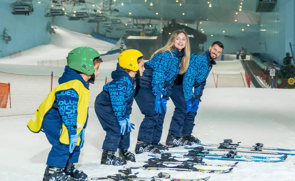 Indoor Skiing at Ski Dubai