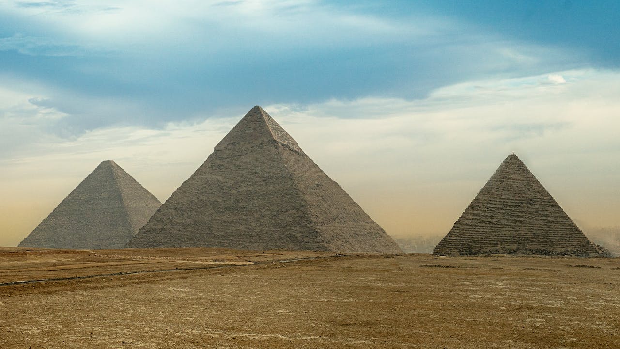 The Ancient Pyramids of Giza, Egypt