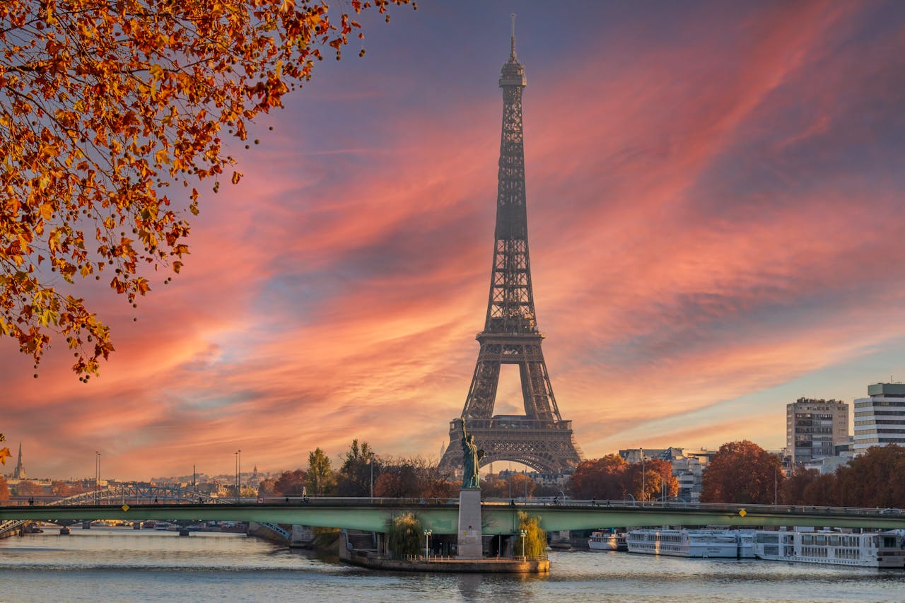 The Iconic Eiffel Tower in Paris, France