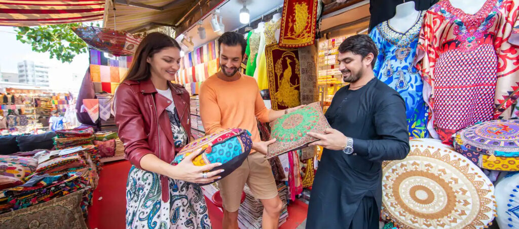 The traditional souks of Dubai